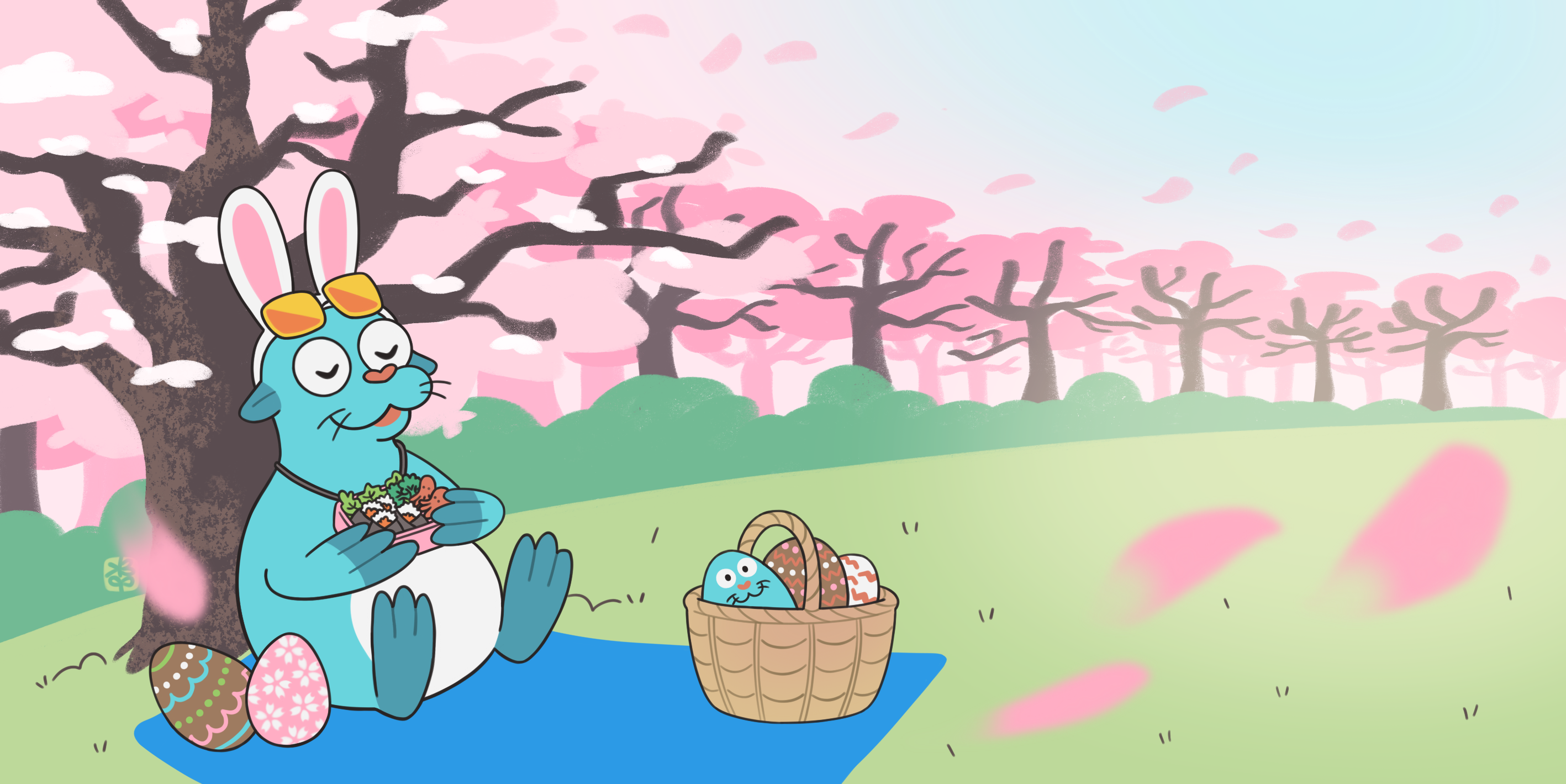 お花見イースター